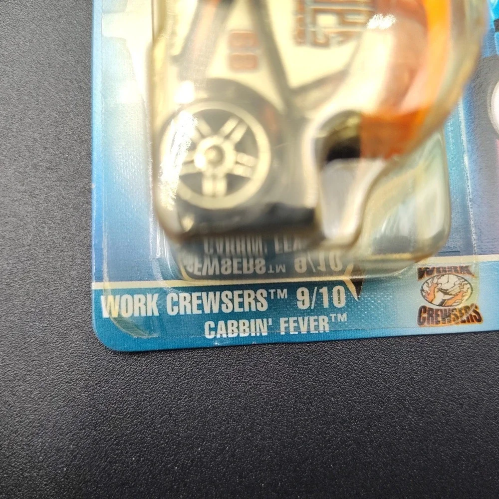 Hot Wheels #186 Cabbin' Fever 2003 Work Crewsers‎ 9/10 PR5 Truck & Card